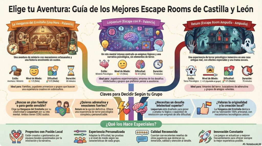 Los mejores scape room de Castilla y León están en Palencia